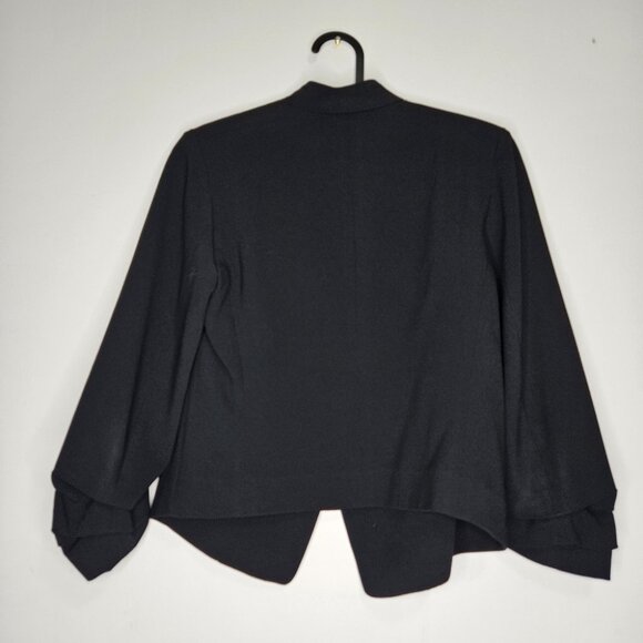 Aritzia Babaton  Power Waist Blazer Sz 00 Black Open-front Slim Fit - Picture 5 of 8